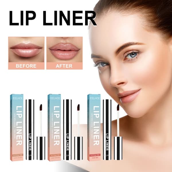 5ml/boks Peel-Off Leppestiftblyant, Leppeformdefinisjon, Leppefargeforbedring, Vanntett og Smussfri, Peel-Off Leppestiftblyant
