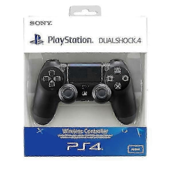 PlayStation PS4 DualShock 4 V2 trådløs controller i sort til 2025-spil