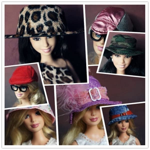 Strikket dukkehatt baseball-ridecaps, 3, størrelse 3 3 3