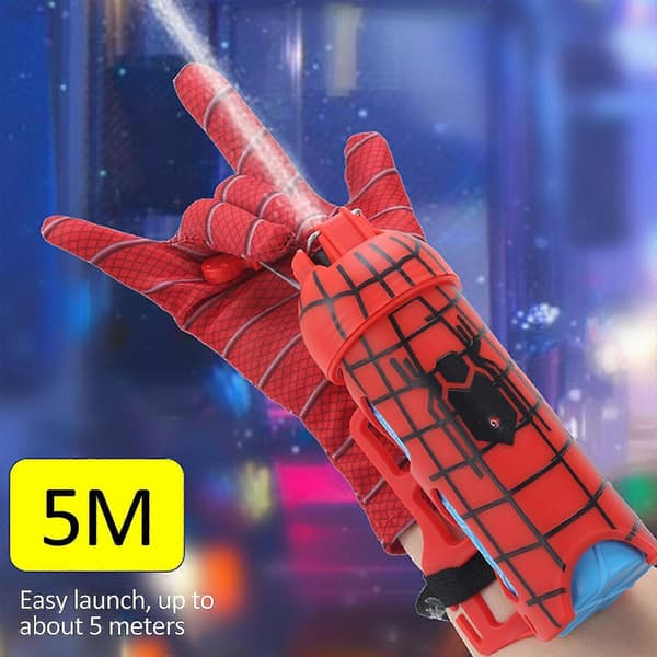 Spider Web Shooter Launcher Legetøj, Interaktivt Håndledsrolle Legetøj til Børn