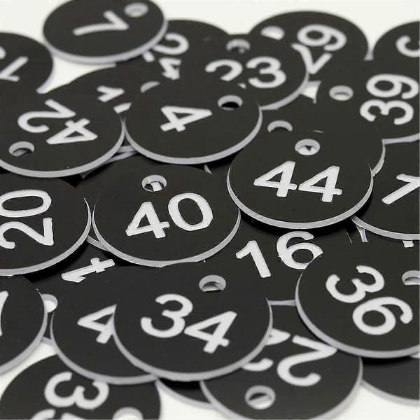 100 stk nummererte bikubemerker 1-100 birøktetikettskiltforsyning