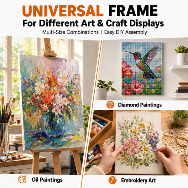 LINBLIF 2-pack 16x20 Canvas Spännramar, DIY Träramssats,