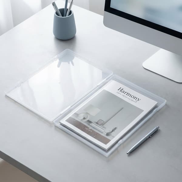 A4 Arkivboks Papir Organizer Holder, Bærbar Projektmappe
