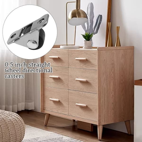 Lige møbelhjul BRUN 4 stk./sæt 4 stk./sæt Brun 4 stk./sæt-4 stk./sæt, Brun, 4 stk./sæt-4 stk./sæt Brown 4Pcs/set-4Pcs/set