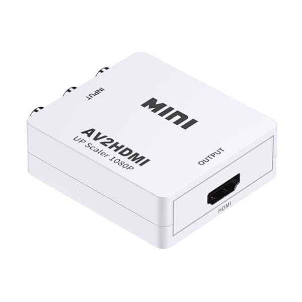 RCA (AV) til HDMI Adapter Hvit 66
