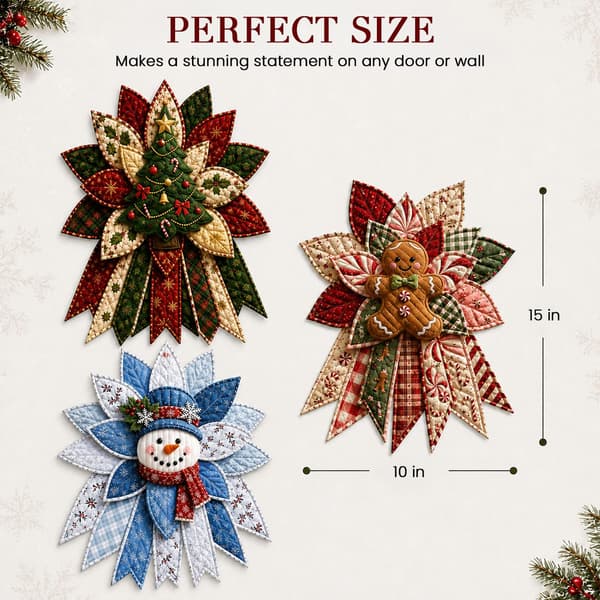 Daily Partner Quilted juleophæng DIY sykit (3 stk.) 3PCSA