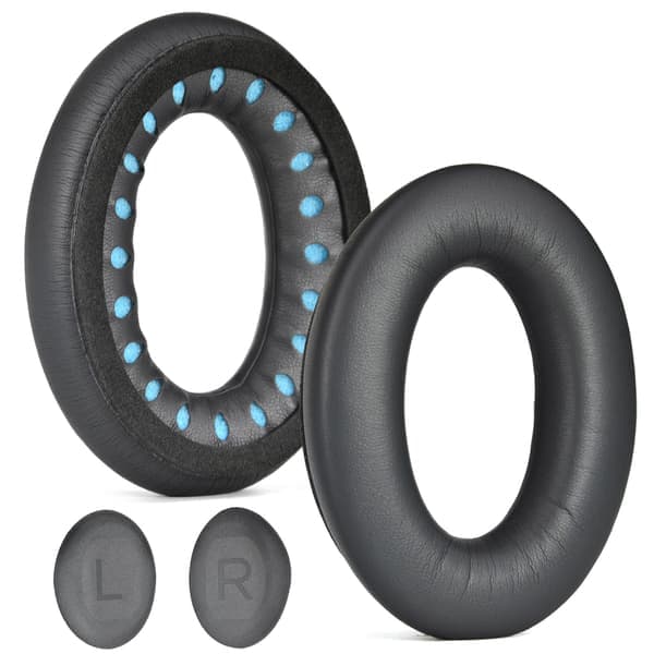 Erstatningsørepuder til Bose QC45 QC35 Mørkegrå 28 Mørkegrå 28 DarkGrey