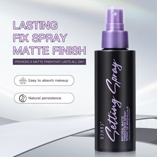 Matt Setting Spray 118ml, Långvarig Makeup Fixing Spray Oljekontroll Vattentät