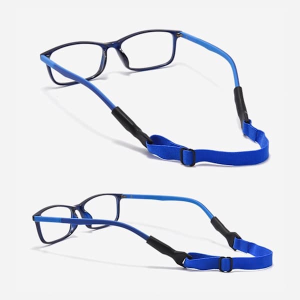 Elastiska glasögonsnören - Justerbara sportremmar 2-pack