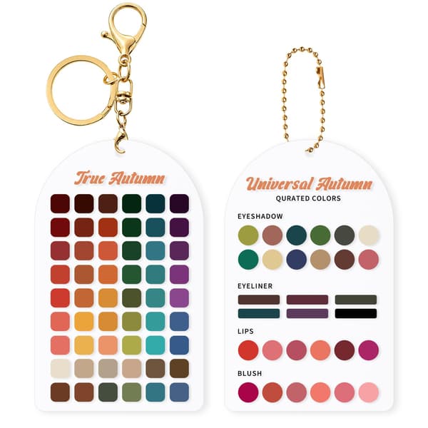Färganalys Nyckelring 2 st, TrueAutumn Trueautumn-2pcs