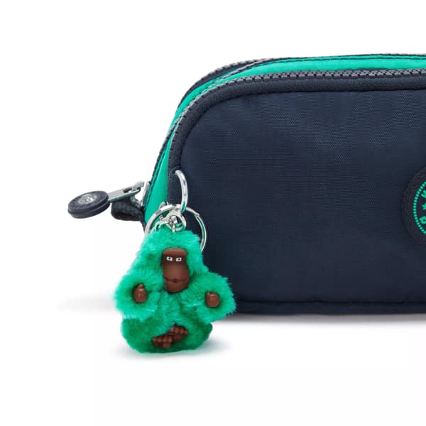 Kipling Gitroy Penalhus Blå Grønn Bl : Kontorrekvisita Medium BLUE GREEN BL