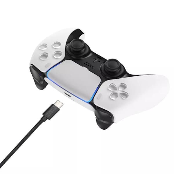 2-pak 3M PS5 / Playstation 5 opladerkabel til controller sort