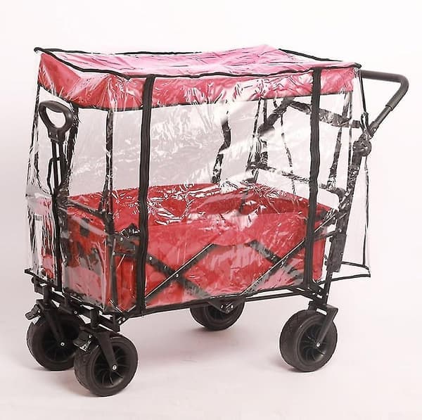 Barnvagnsskydd, Regnskydd för Barnvagn, Fällbart Takfäste, Lämpligt för Utomhuscamping Picknick (Ingår Ej)