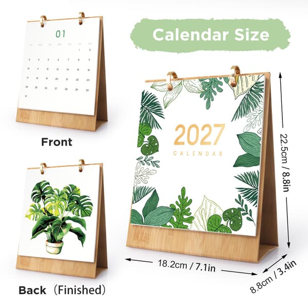 Mal efter tal kalender 2027 - Plantemaleri med tal til gave Plant