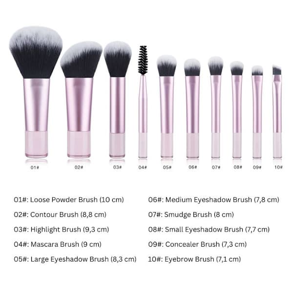 TECHNIQUE PRO PETITE GLOW BRUSH TRAVEL SET - PINK