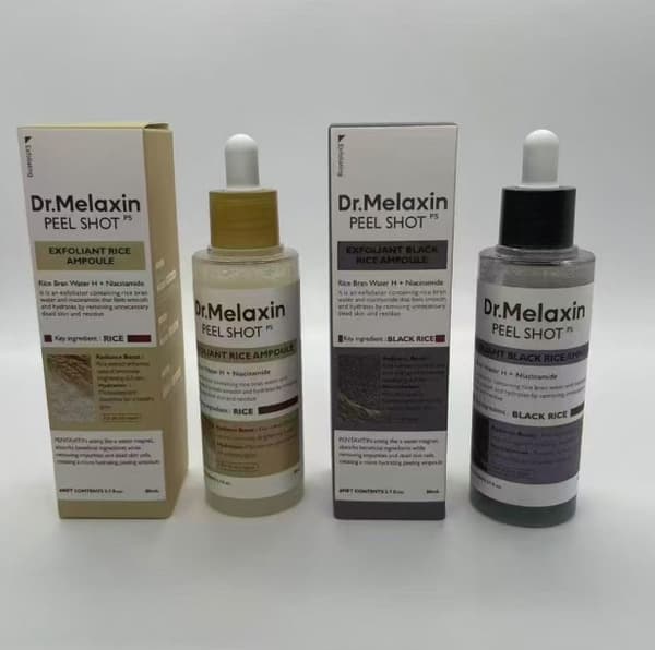 Cross border Dr. Melaxin sort ris hvide ris 80ml eksfolierende, lysnende, eksfolierende og fugtgivende essens white rice