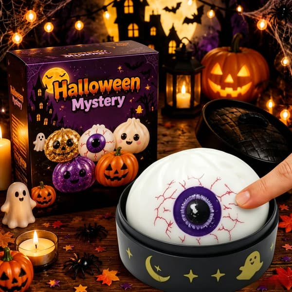 Halloween Squishies Dumpling Squishies Legetøj med Damper, #02 #02