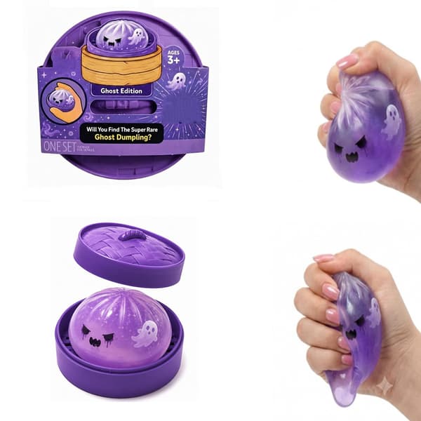 Halloween Squishies Dumpling Squishies Legetøj med Damper, #05 #05