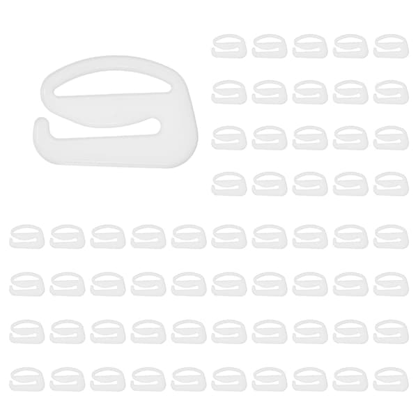 MECCANIXITY BH-kroge til stropper, 9-formede BH-kroge erstatning 10mm / 100 White
