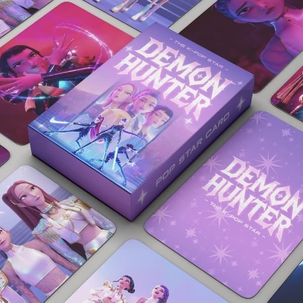 55 K-Pop Devil Hunter Anime Lomo-kort