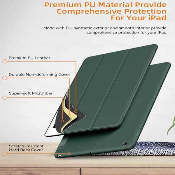 iPad Air 4/5 10.9\" Tri-fold Smart Case Cover - Sort