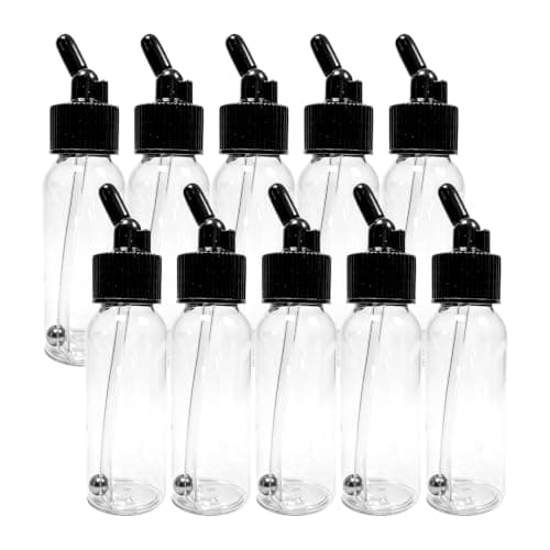 30 ml dobbeltvirkende sifonsugeluftbørsteflasker, 10 stk.