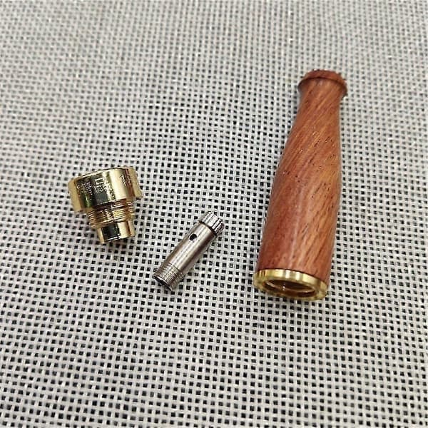 Genanvendeligt 4-delt cigaretholdersæt Træ Metal Interface