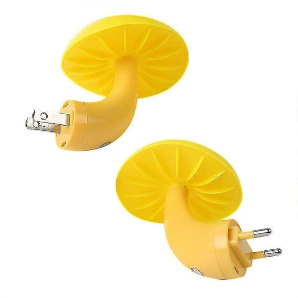 LED nattlys plug-in lampe sopp nattlys magisk mini søt soppformet nattlys