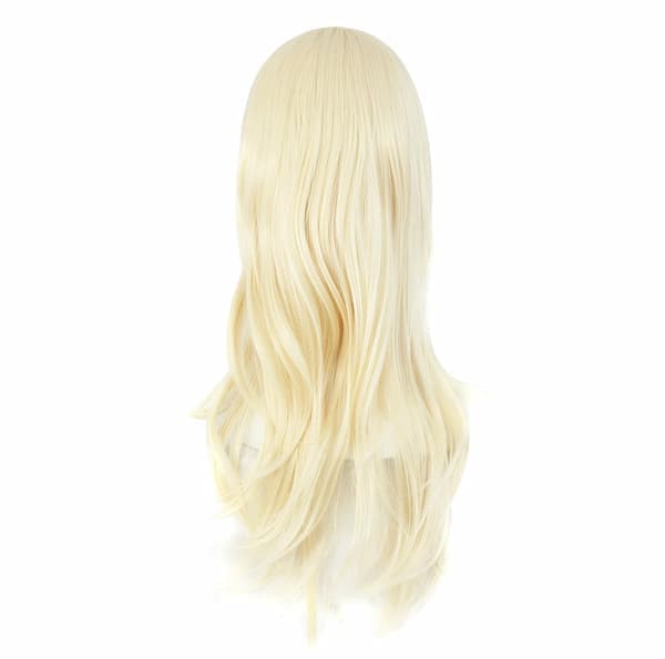 Peruk Anime Lång Lockig Peruk 70CM (Ljusblond)
