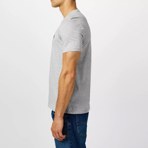 PoloRalphLauren Herr T-shirt Bomull Kortärmad Rund Hals Pullover Tee Topp Grå Storlek M Grey M