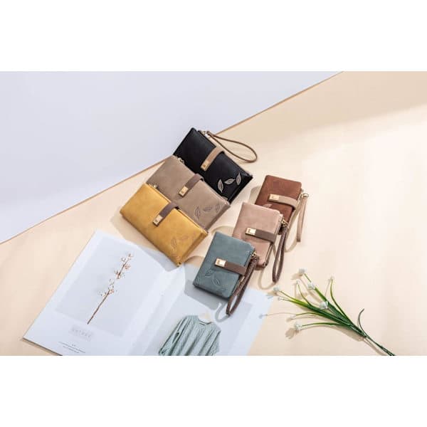 Damplånbok Stor Lång Vikbar Clutch