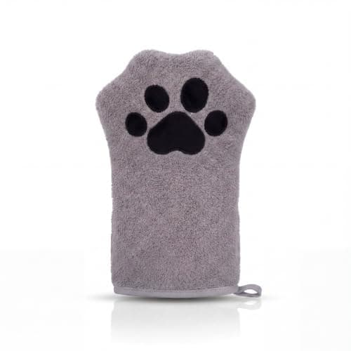 Mikrofiber kæledyrshåndklædehandske til hunde og katte - Superabsorberende tørrehandsker til hunde