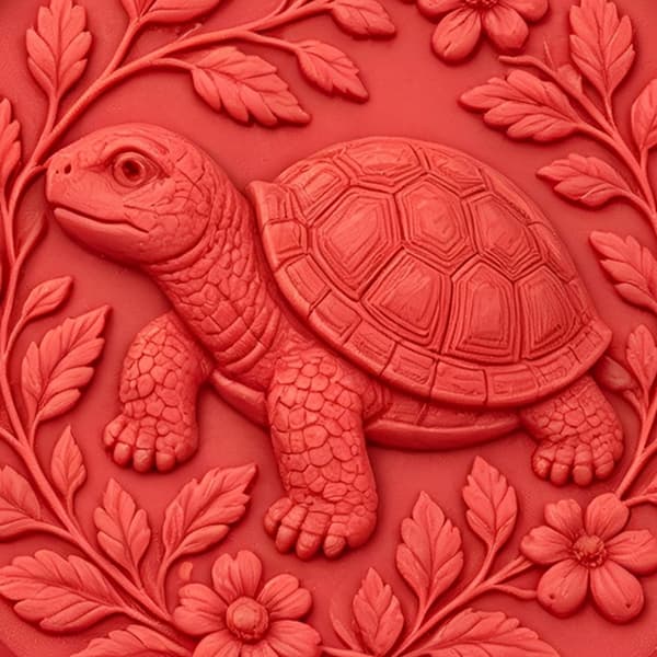 Genanvendelig solsikke trædestensform, havegangsfliseform-skildpadde Turtle