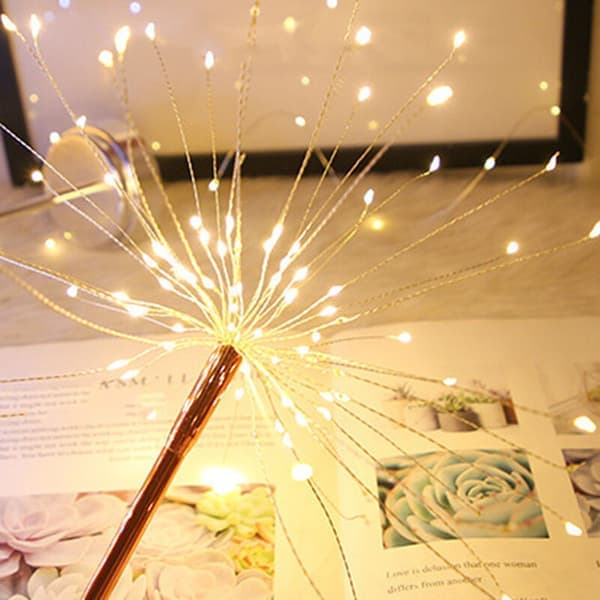 Fairy Light Stemmestyring Lys LED String Light Batteriboks