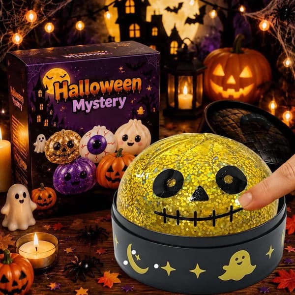 Halloween Squishies Dumpling Squishies Legetøj med Damper, #04 #04