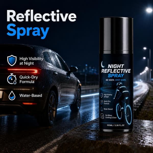 Nattrefleksspray, klar refleksspraymaling 100ML 3pack
