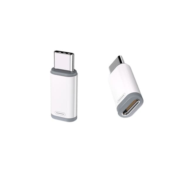 Lightning (naaras) - USB-C (uros) -adapteri