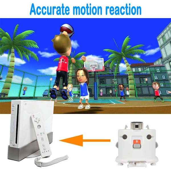 2 Motion Plus-adapterføler for Wii Remote, Motion Plus-adapterakseleratorerstatning for Wii Motion Plus-adapter