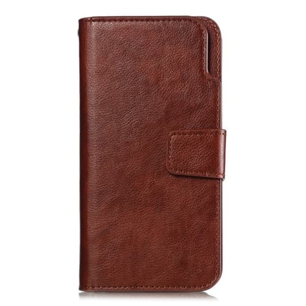 Huawei P30 Pro, Plånboksfodral med 9 kortfack, Brun, Brun