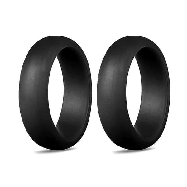 5,7 mm populära silikonringar unisex, coola silikonvigselringar för utomhussport