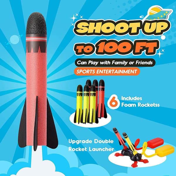 Enter Rocket Air Pressure, Utomhusleksaker för barn - Presenter för pojkar flickor