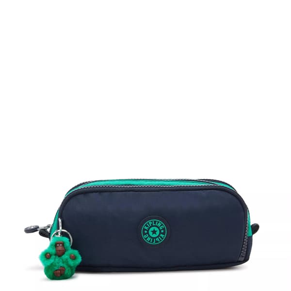 Kipling Gitroy Penalhus Blå Grøn Bl : Kontorartikler Medium BLUE GREEN BL