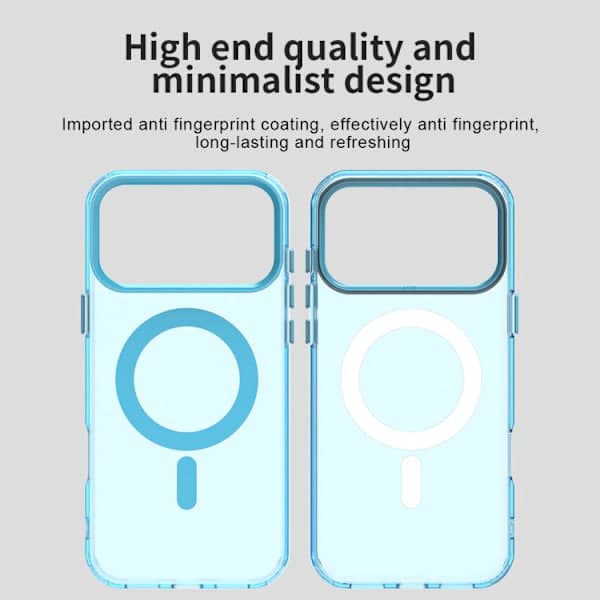 iPhone 17 Pro Max -kuori – Candy Magsafe PC Hybrid TPU, sininen Blå