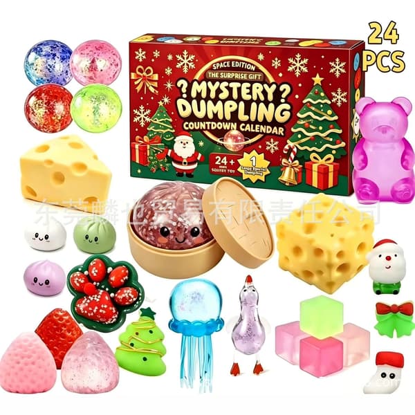 Mystery Dumpling Squishy Punch Box Långsamt Stigande Stresslindrande Fidgetleksak - Stil H Style H