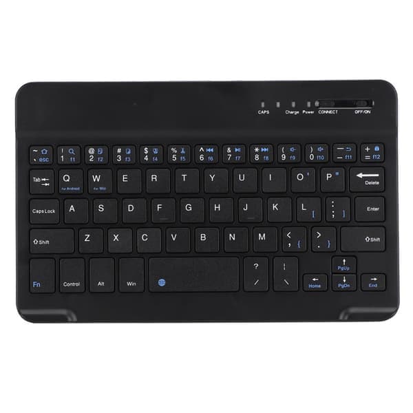 Smal och lätt trådlöst Bluetooth-tangentbord för Android IOS WIN Svart