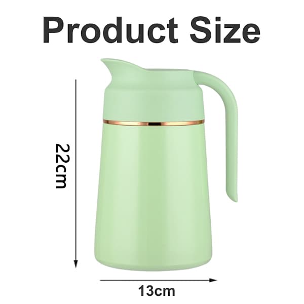 Termokande i rustfrit stål - Maca Grøn [1300ml]