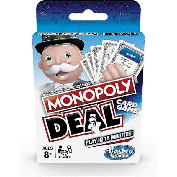 Monopoly Deal -korttipeli – nopea perhekorttipeli, virallinen [PB] -versio