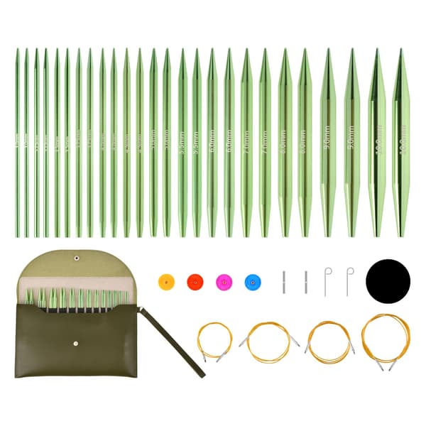 Sticknålsset, 13 par 4\" rundstickor set