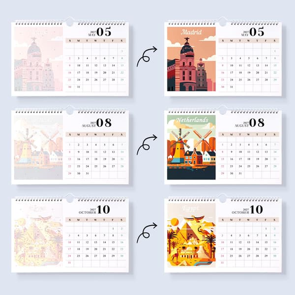 Lnjsipam Mal efter Tal Kalender 2027 - By Mal efter Tal som Gave City