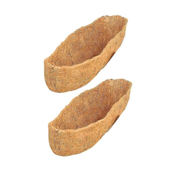 2 st kokosfoder Naturlig kokosfiberkorg Ersättningsplanteringsfoder